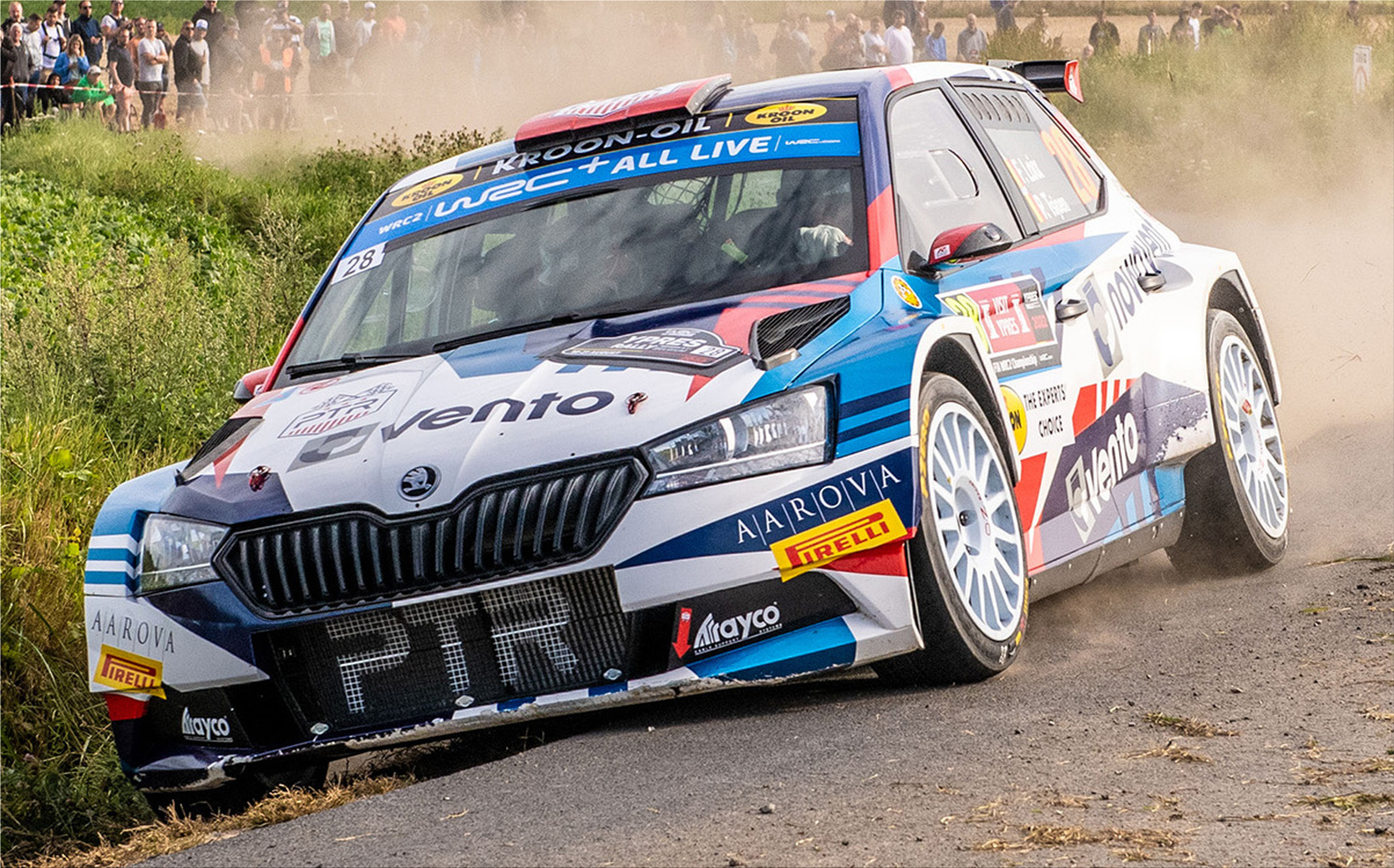 Skoda Fabia Rally2 Evo Finished Second At The Ypres Rally Gerane Skoda Fabia Rally2 Evo Finished Second At The Ypres Rally Gerane