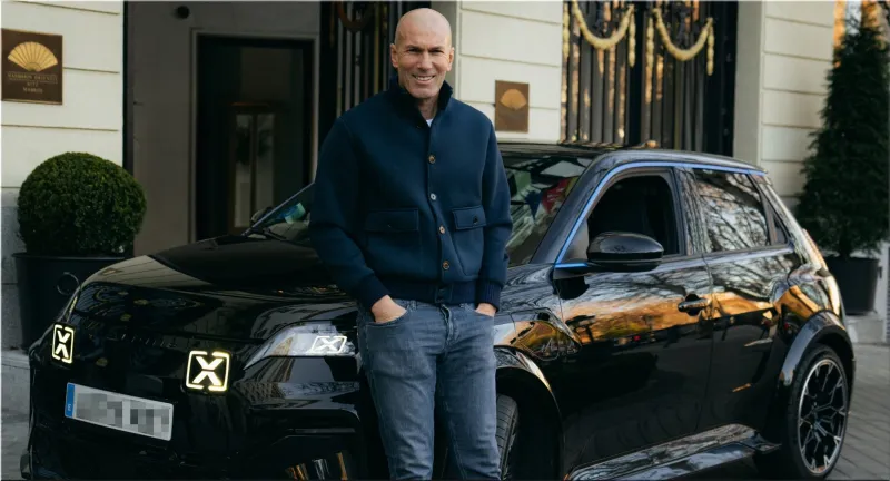 Alpine A290 with Zinédine Zidane