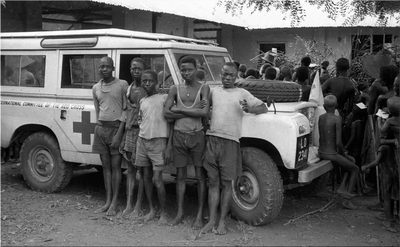 Land Rover Defender and British Red Cross