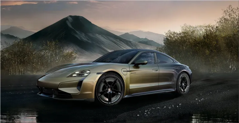 Porsche Taycan Turbo S Celestial Jade