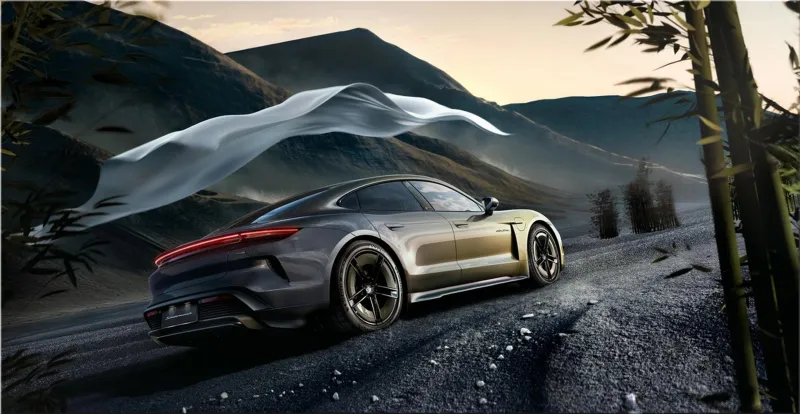 Porsche Taycan Turbo S Celestial Jade