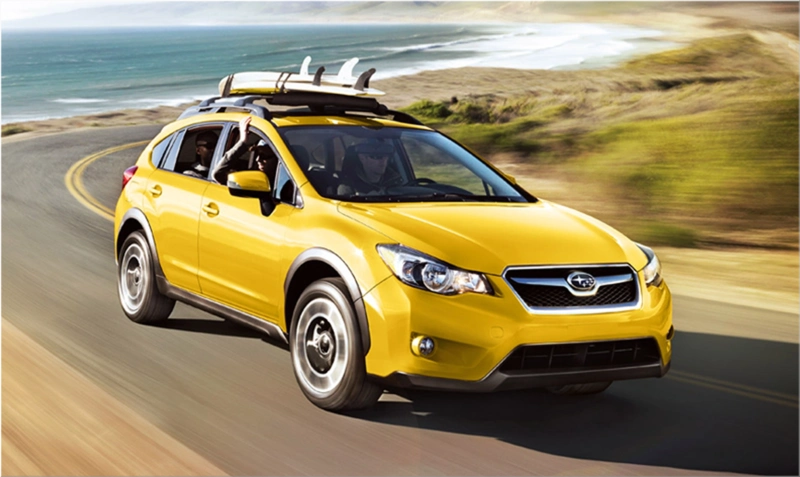 Subaru WRX Series.Yellow