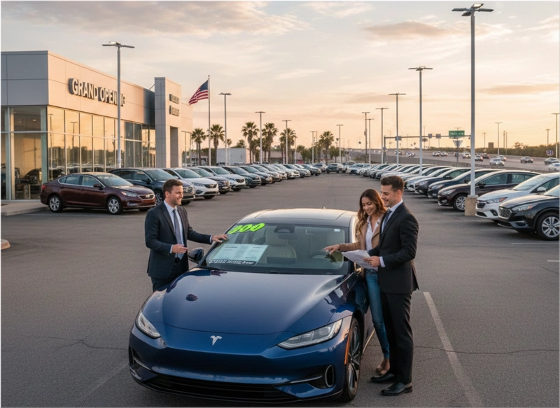 Buying a car in America
