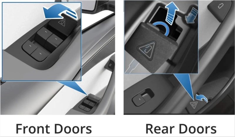 Tesla door handles