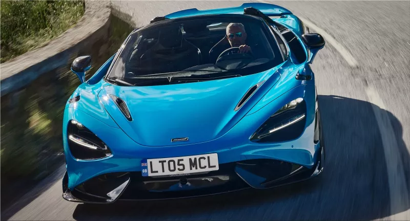 McLaren 765LT Spider sports supercar
