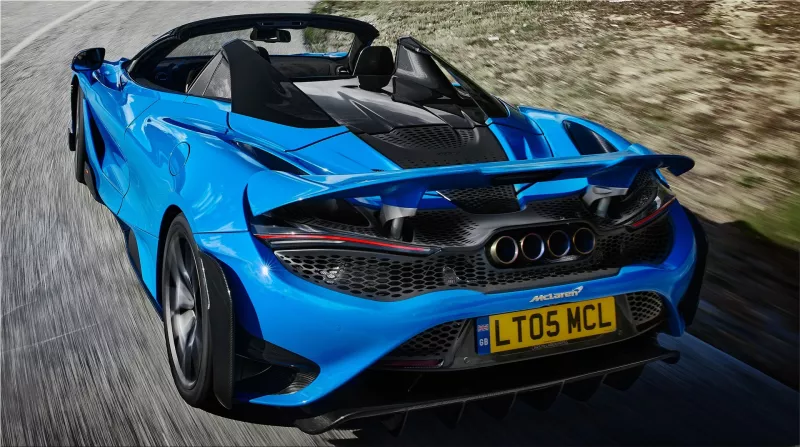 McLaren 765LT Spider sports supercar