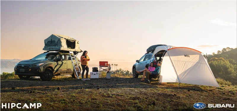 Subaru and Hipcamp