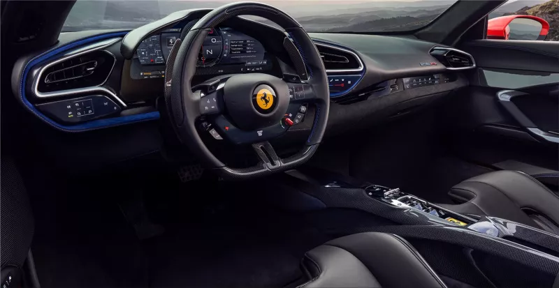 Ferrari 296 GTS plug-in hybrid sports car
