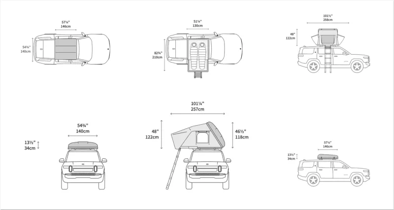 Rivian x iKamper Skycamp Mini