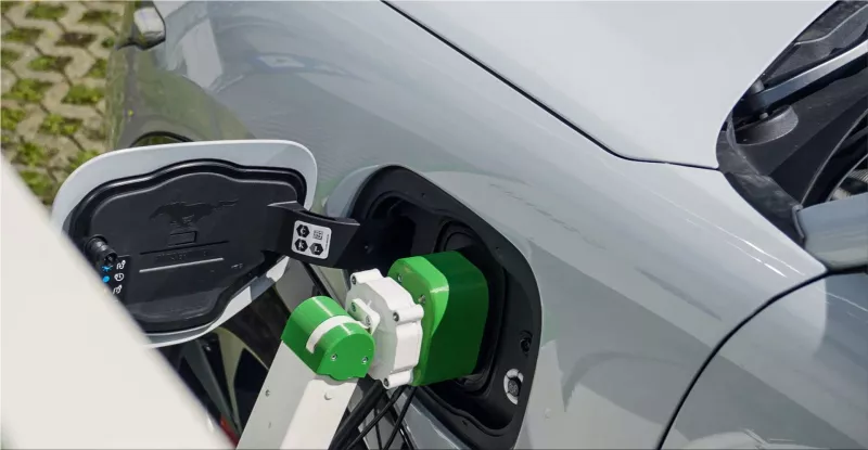 a robotic charging station