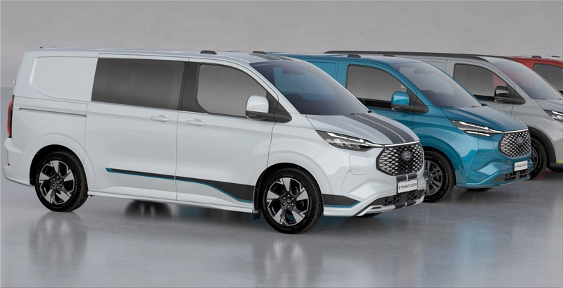Ford E-Transit Custom electric van