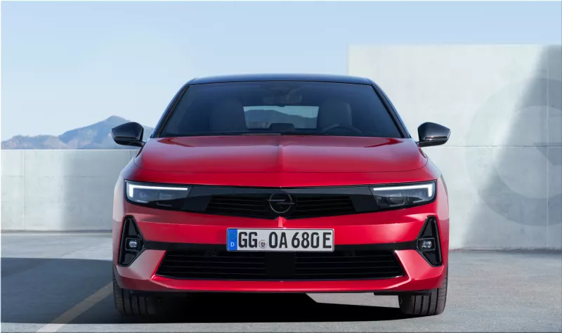 Opel Astra electric car