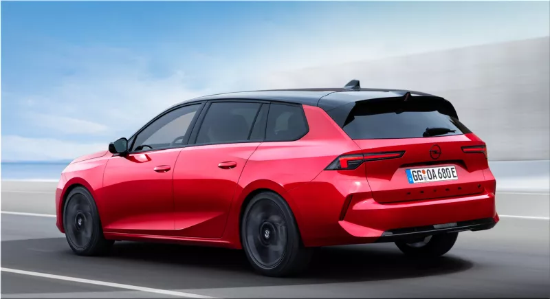 Opel Astra electric car