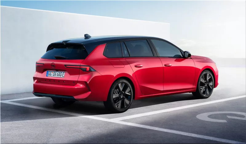 Opel Astra electric car