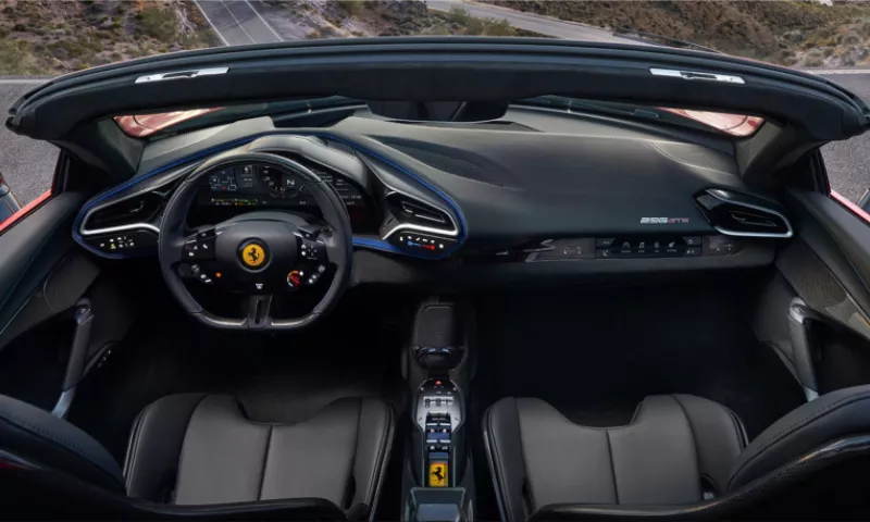 Ferrari 296 GTS plug-in hybrid sports car
