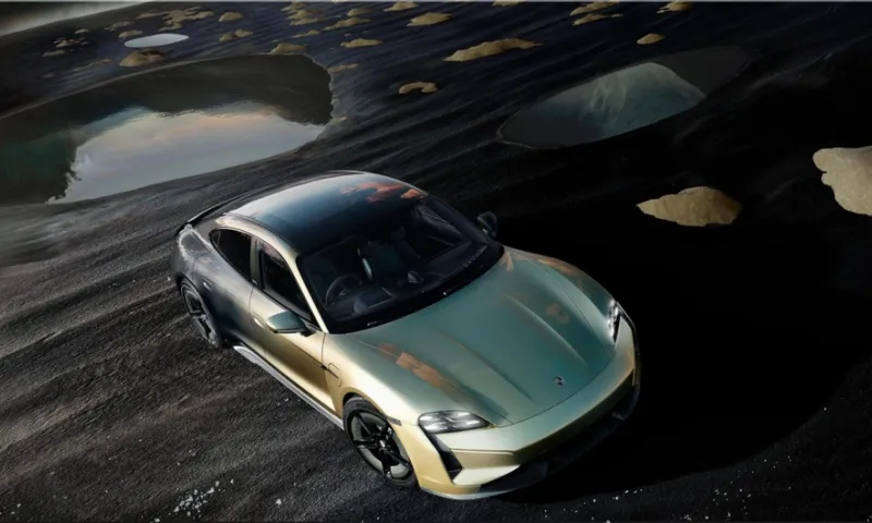 Porsche Taycan Turbo S Celestial Jade