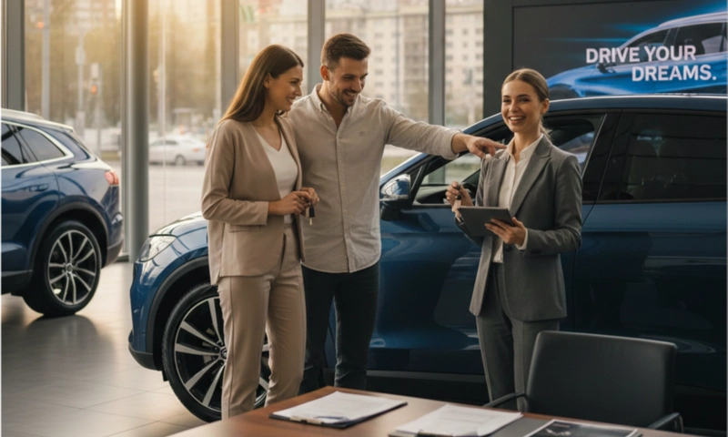 Buying a car in America
