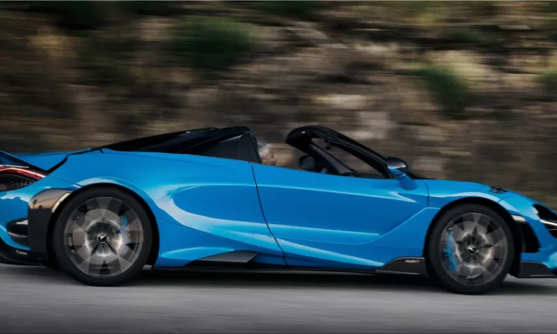 McLaren 765LT Spider sports supercar