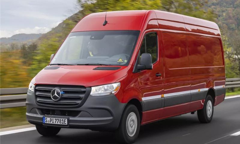 The brand-new Mercedes eSprinter has a range of 475 km