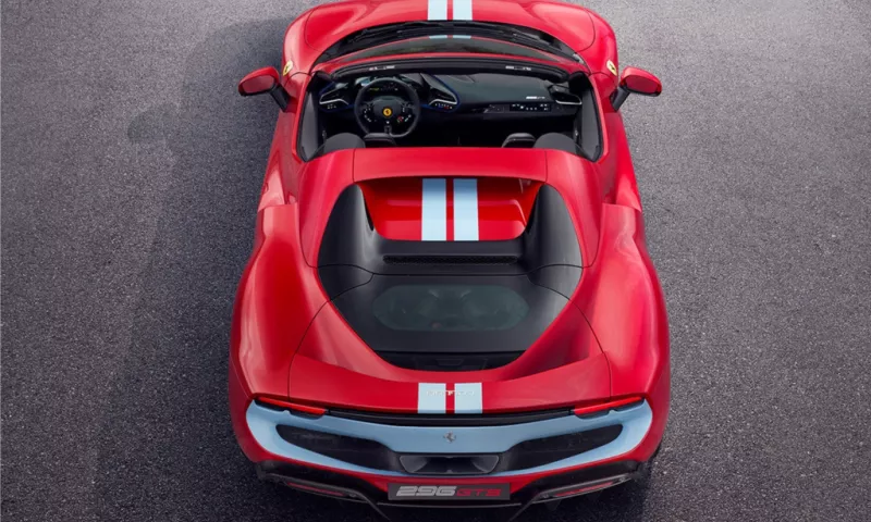 Ferrari 296 GTS plug-in hybrid sports car