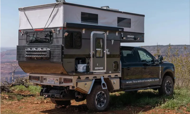 Four Wheel Campers Hawk+: Best Flatbed Camper for Off-Grid Living