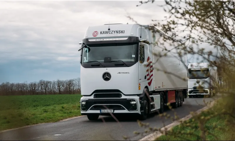 Kawczyński Logistics Upgrades Fleet with 75 Mercedes-Benz Actros L ProCabin Trucks