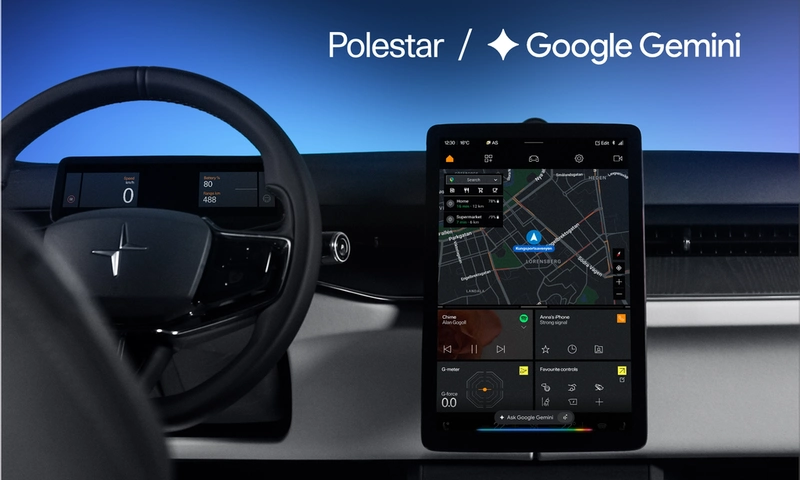 Polestar Adds Google Gemini AI to All Models Starting 2026
