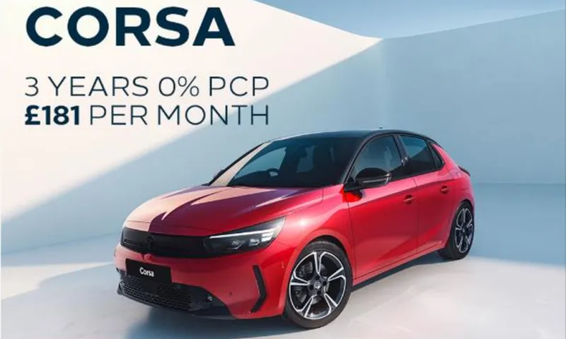 New Vauxhall Corsa Available for $227/Month