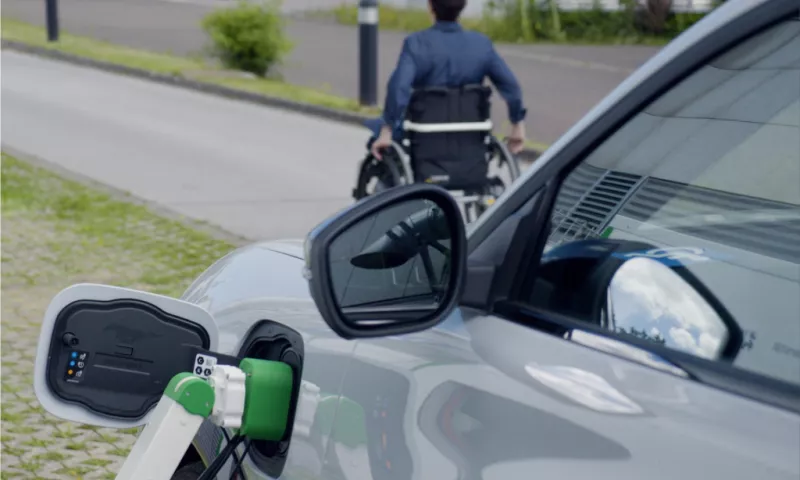 a robotic charging station