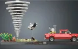 LEGO Twister Diorama: A Storm-Chasing Tribute to a 90s Classic
