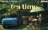 Toyota Corolla Cross x SiriusXM Launches "Tea Time" Commercial