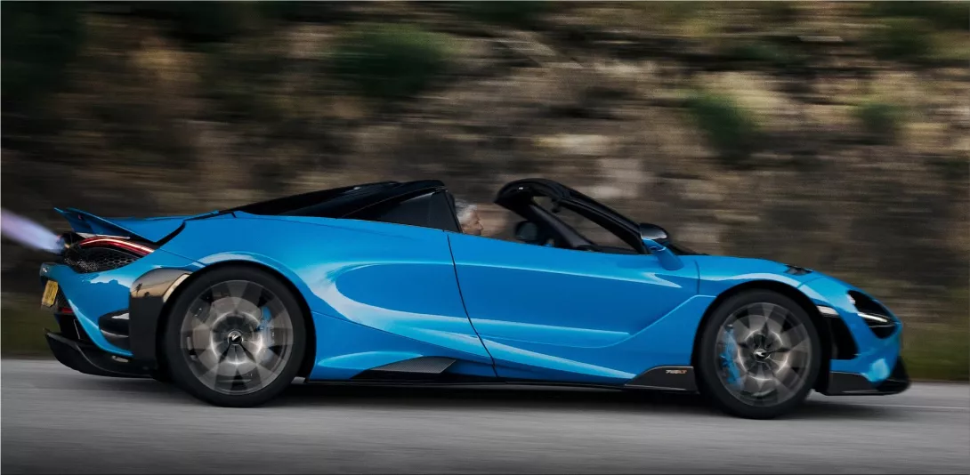 McLaren 765LT Spider sports supercar