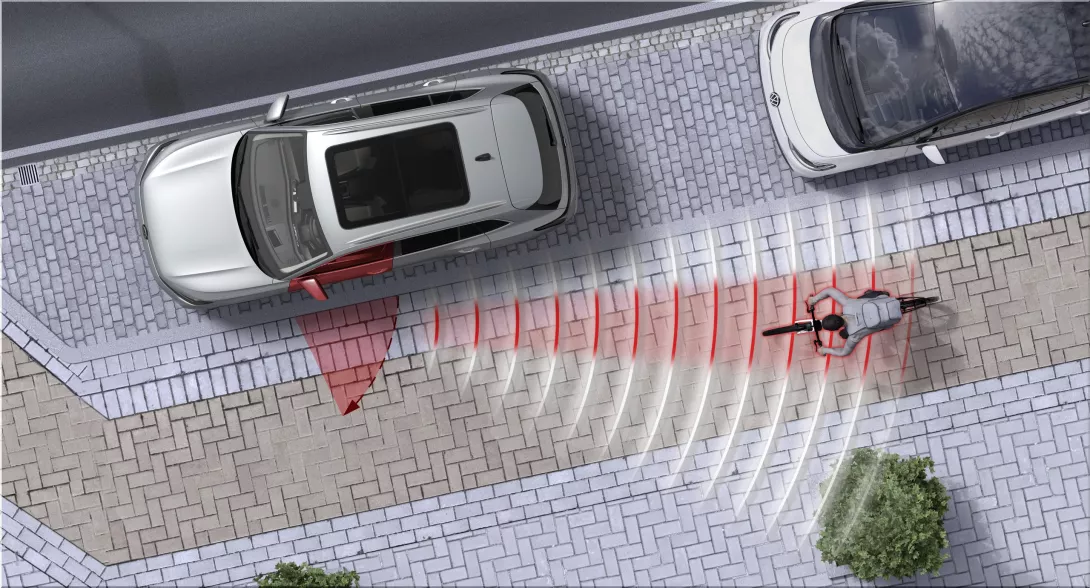 Volkswagen Exit Warning Systems