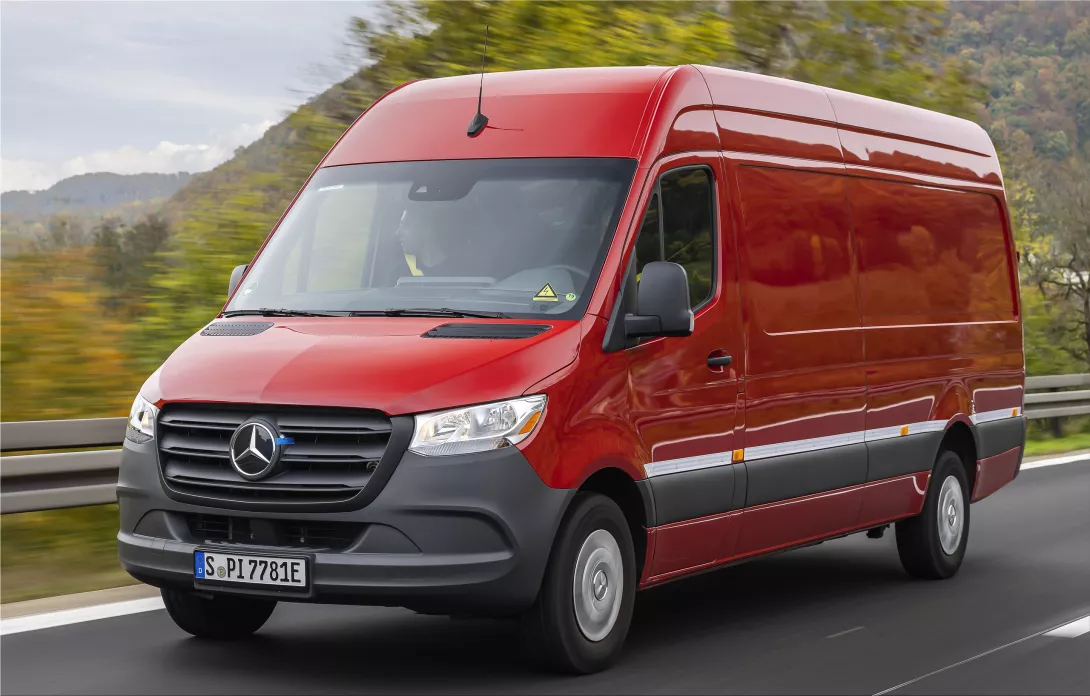 The brand-new Mercedes eSprinter has a range of 475 km