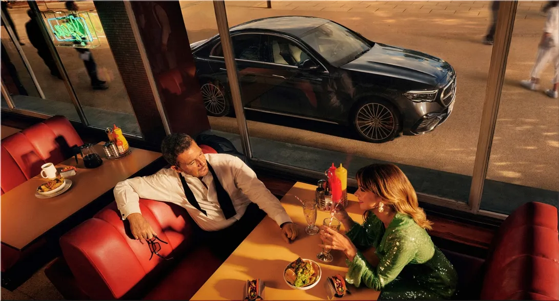 Antonio Banderas and Daughter Stella Star in Mercedes-Benz E-Class Campaign