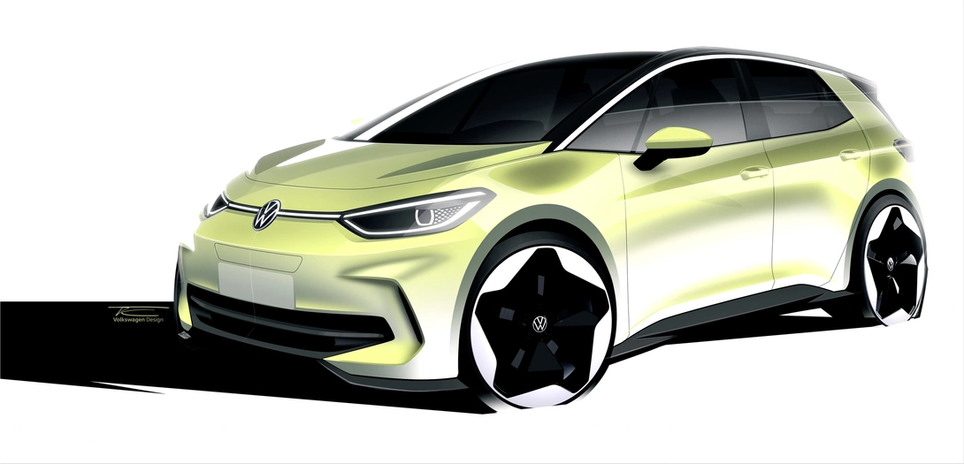 2023 Volkswagen ID3 electric car