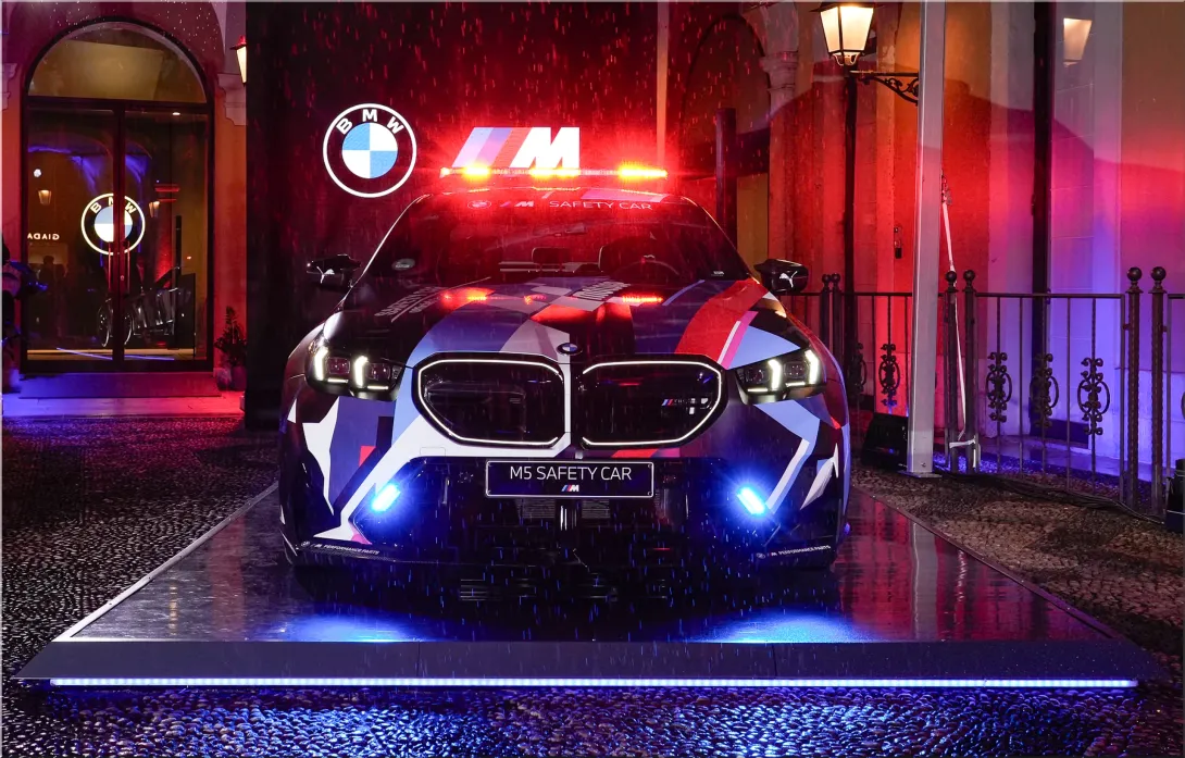 BMW M5 MotoGP Hybrid Safety Car: Merging High-Performance with Eco-Efficiency