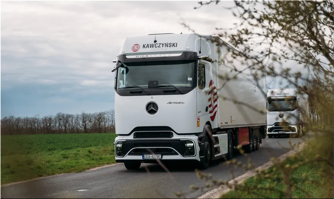 Kawczyński Logistics Upgrades Fleet with 75 Mercedes-Benz Actros L ProCabin Trucks
