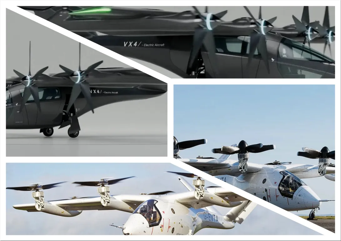 Vertical Aerospace VX4 Completes First Piloted Wingborne eVTOL Flight